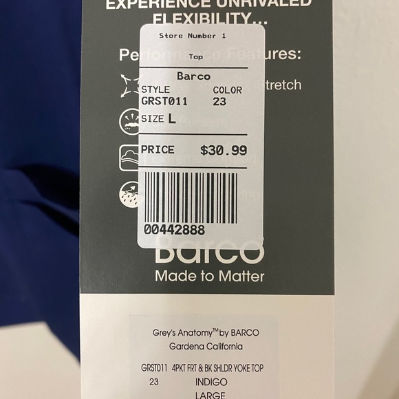 Grey’s Anatomy Scrub Top - Picture 2 of 5